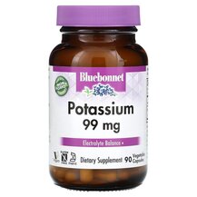 Potassium 99 mg Калий Bluebonnet Nutrition 90 капсул
