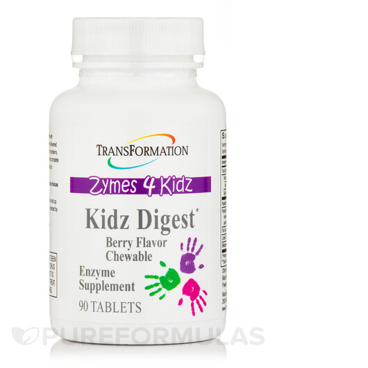Основне фото товару Zymes 4 Kidz Kidz Digest Chewable Berry Flavor Основне фото товару Zymes 4 Kidz Kidz Digest Chewable Berry Flavor, Ферменти, 90 табл