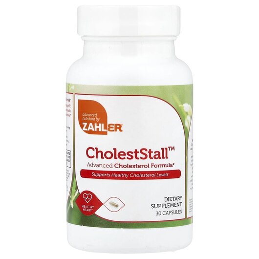 Основное фото товара CholestStall Advanced Cholesterol Formula, Поддержка холестерина,