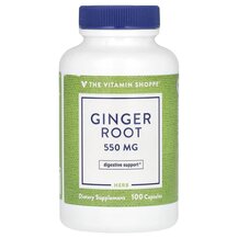 Корінь Імбиру Ginger Root 550 mg TheVitaminShoppe