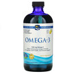 Фото товара Omega-3 Lemon 1560 mg Фото товара Nordic Naturals, Омега 3, Omega-3 Lemon 1560 mg, 473 мл