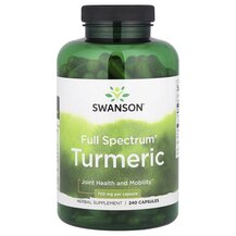 Turmeric 360 mg Корень куркумы Swanson 240 капсул