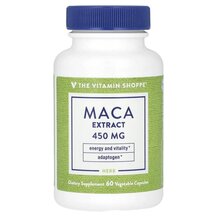 Мака Maca Extract 450 mg TheVitaminShoppe 60 капсул Мака Maca Extract 450 mg TheVitaminShoppe 60 капсул
