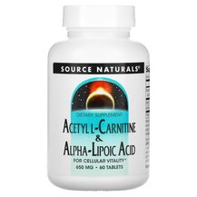 Альфа-ліпоєва Acetyl L-Carnitine & Alpha Lipoic Acid Альфа-ліпоєва Acetyl L-Carnitine & Alpha Lipoic Acid