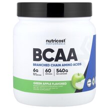 БЦАА Performance BCAA Green Apple Nutricost 540 г