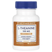 L-Теанін L-Theanine 100 mg TheVitaminShoppe 60 капсул