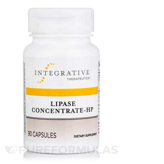 Основне фото товару Integrative Therapeutics, Lipase Concentrate-HP, Ферменти, 90 кап