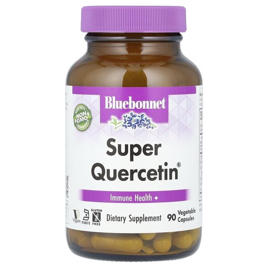 Основное фото товара Super Quercetin Основное фото товара Bluebonnet Nutrition, Супер Кверцетин, Super Quercetin, 90 капсул