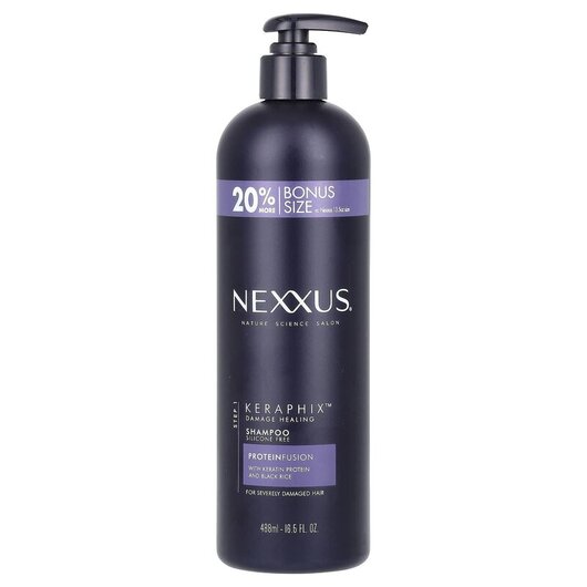 Основное фото товара Nexxus, Шампунь, Keraphix Shampoo For Severely Damaged Hair, 488 