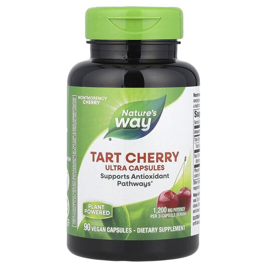 Основное фото товара Nature's Way, Экстракт вишни, Tart Cherry Ultra 90 Veg, 90 к