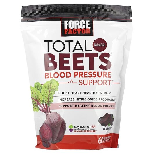 Основне фото товару Total Beets Blood Pressure Support Acai Berry Основне фото товару Total Beets Blood Pressure Support Acai Berry, Червоний буряк, 60