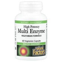 High Potency Multi Enzyme Ферменты Natural Factors