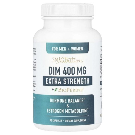 Основное фото товара DIM Extra Strength 400 mg Основное фото товара SMNutrition, Дииндолилметан, DIM Extra Strength 400 mg, 90 капсул