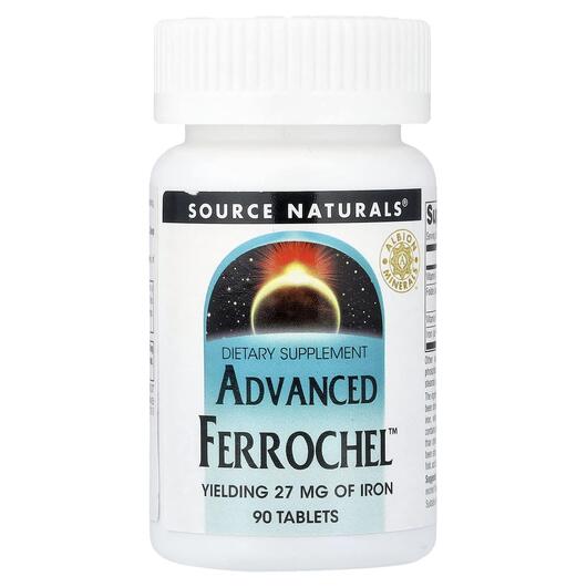 Основное фото товара Advanced Ferrochel Основное фото товара Source Naturals, Железо, Advanced Ferrochel, 90 таблеток