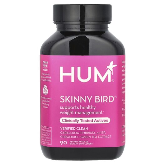 Основное фото товара HUM Nutrition, Кожа ногти волосы, Skinny Bird, 90 капсул