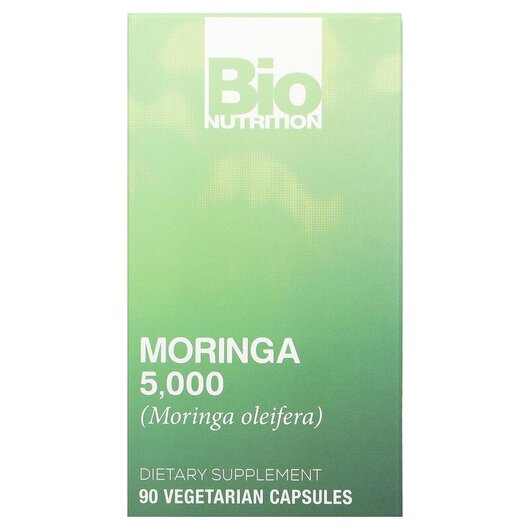Основне фото товару Bio Nutrition, Moringa 5000 mg Super Food, Морінга 5000 мг, 90 ка