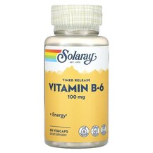 Timed Release Vitamin B-6 100 mg Витамин B Solaray Timed Release Vitamin B-6 100 mg Витамин B Solaray