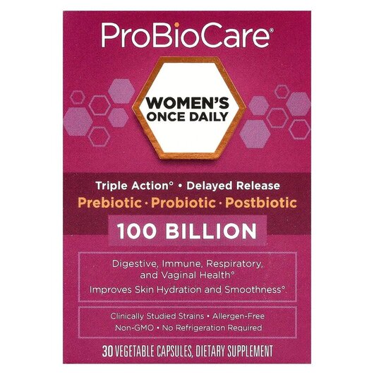 Основне фото товару Women's Once Daily Probiotic 100 Billion, Пробіотики для жін