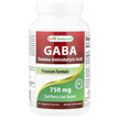 Фото товару GABA 750 mg Фото товару Best Naturals, GABA 750 mg, ГАМК, 180 капсул