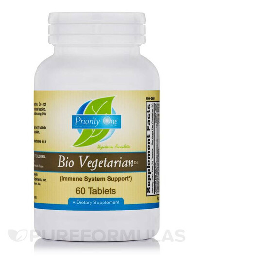 Основное фото товара Bio-Vegetarian Immune System Support, Поддержка иммунитета, 60 та