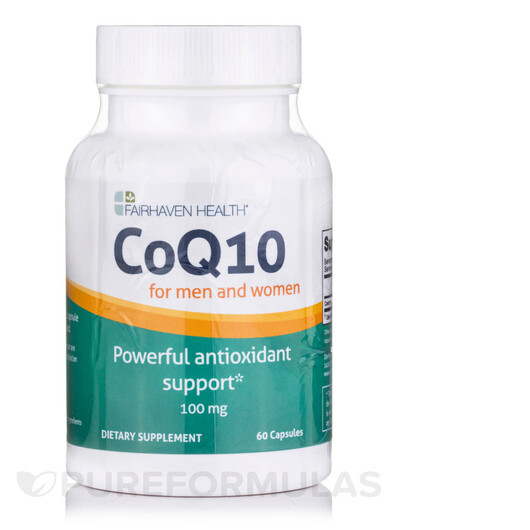 Основное фото товара Fairhaven Health, Коэнзим CoQ10, CoQ10 for Men and Women, 60 капс