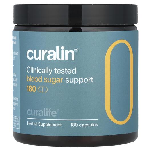 Основне фото товару CuraLin Advanced Glucose Support Основне фото товару CuraLin Advanced Glucose Support, Підтримка рівня цукру, 180 капс