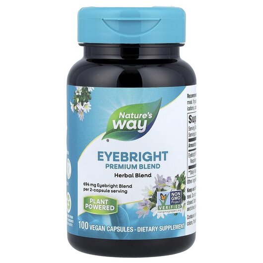 Основное фото товара Eyebright Blend 458 mg Основное фото товара Nature's Way, Очанка 458 мг, Eyebright Blend 458 mg, 100 кап