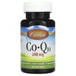 Фото товара Co-Q10 200 mg Фото товара Carlson, Коэнзим CoQ10, Co-Q10 200 mg, 30 капсул