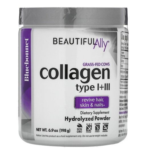 Основне фото товару Beautiful Ally Collagen Type I + III Основне фото товару Beautiful Ally Collagen Type I + III, Колаген, 198 г
