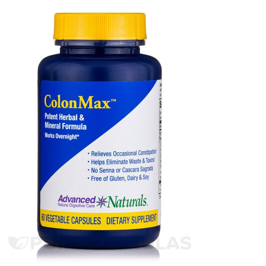Основне фото товару Advanced Naturals, ColonMax, Підтримка кишківника, 60 капсул