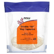 NOW Foods, Double 00 Veg Capsules Approx., 750 Empty Veg Capsules