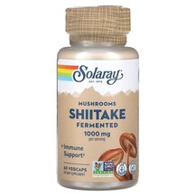 Fermented Shiitake Mushrooms 500 mg Грибы Шиитаке Solaray Fermented Shiitake Mushrooms 500 mg Грибы Шиитаке Solaray
