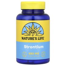 Стронцій 680 мг Strontium 680 mg 60 Natures Life