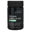 Фото товару Vegan Omega-3 Фото товару Sports Research, Vegan Omega-3, Веганська Омега-3, 60 капсул