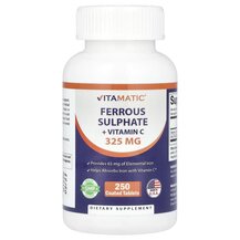 Ferrous Sulphate + Vitamin C 325 mg Железо Vitamatic