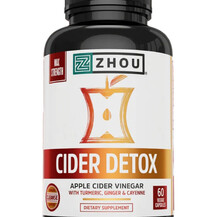 Яблучний оцет Cider Detox Zhou Nutrition 60 капсул