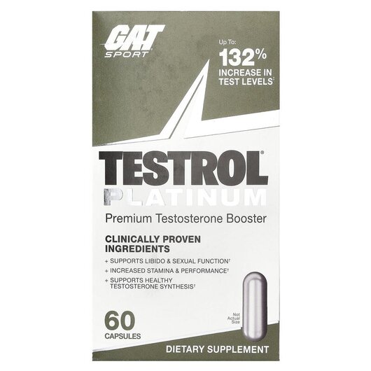 Основне фото товару Testrol Platinum Premium Testosterone Booster, Бустер Тестостерон