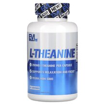 L-Theanine 200 mg L-Теанин EVLution Nutrition 60 капсул L-Theanine 200 mg L-Теанин EVLution Nutrition 60 капсул
