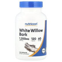 White Willow Bark 1200 mg Кора Белой Ивы Nutricost