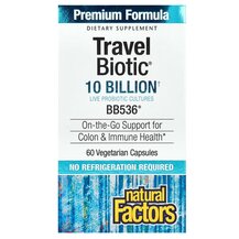 TravelBiotic 10 Billion BB536 Пробиотики Natural Factors TravelBiotic 10 Billion BB536 Пробиотики Natural Factors