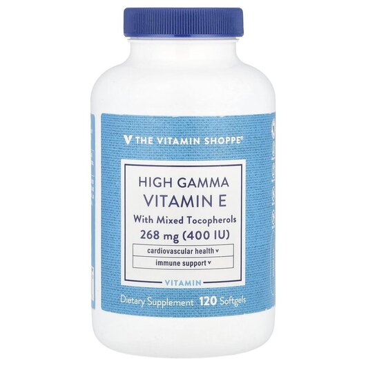 Основное фото товара High Gamma Vitamin E With Mixed Tocopherols Основное фото товара High Gamma Vitamin E With Mixed Tocopherols, Витамин E Токоферолы