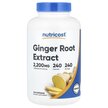 Фото товару Nutricost, Ginger Root Extract 2200 mg, Корінь Імбиру, 240 капсул