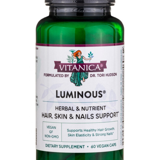 Основне фото товару Vitanica, Luminous, Шкіра нігті волосся, 60 капсул