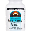 Фото товару Source Naturals, Glucosamine Sulfate, Глюкозамін Сульфат, 120 кап
