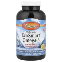 EcoSmart Omega-3 Рыбий жир Омега-3 1000 мг Carlson