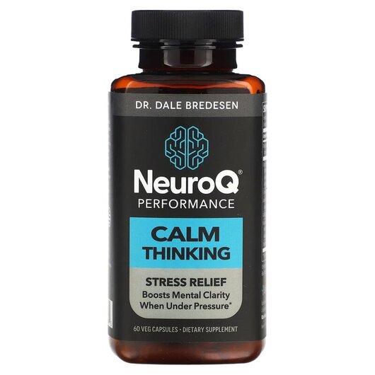 Основное фото товара NeuroQ Performance Calm Thinking Основное фото товара Поддержка мозга, NeuroQ Performance Calm Thinking, 60 капсул
