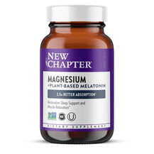 Magnesium + Plant-Based Melatonin Мелатонин NewChapter Magnesium + Plant-Based Melatonin Мелатонин NewChapter