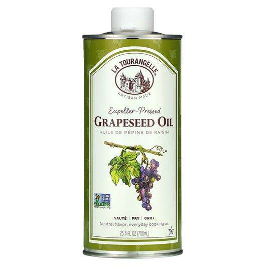 Основное фото товара Экстракт виноградных косточек, Expeller-Pressed Grapeseed Oil, 75