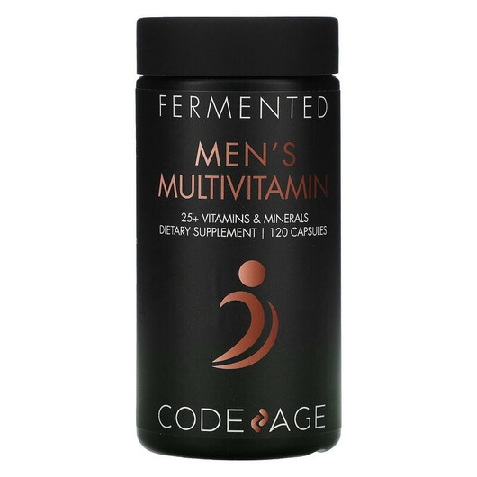 Основне фото товару Fermented Men's Multivitamin Основне фото товару Fermented Men's Multivitamin, Вітаміни для чоловіків, 120 ка