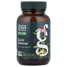 Quick Defense Поддержка иммунитета Gaia Herbs 40 капсул